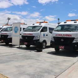 Nosocomios reciben 4 modernas ambulancias