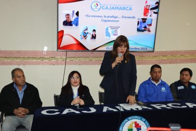 Diresa lanza campaña de inmunización ‘Vacúnate Cajamarca’ para cerrar brechas