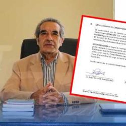 Comisión dictamina que no procede vacancia de vicerrector de UNC Jorge Tejada