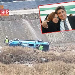 Notario René Cubas y esposa sufren accidente en la ruta Bambamarca