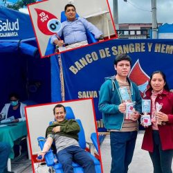 EsSalud  Cajamarca promueve la donación voluntaria de sangre en Ministerio de Justicia