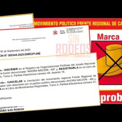 ES OFICIAL: FRENTE REGIONAL DE CAJAMARCA DESAPARECE COMO MOVIMIENTO POLÍTICO